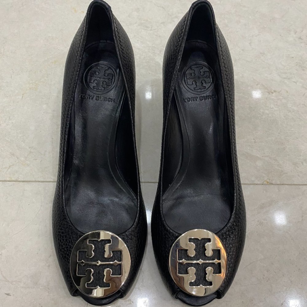 Tory Burch - 'Sally 2' Peep Toe Wedge Pump